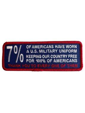 Vintage U.S. Military Veteran Pride Patch 7%